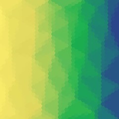 abstract background. blue, yellow, green hexagons. layout for advertising