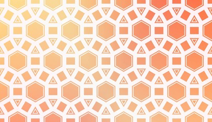 Fototapeta premium Layout With Curved Line. Abstract Hipster Pattern. Gradient Background. Design For Screen, Presentation, Wallpaper. Holiday Object. Vector Illustration