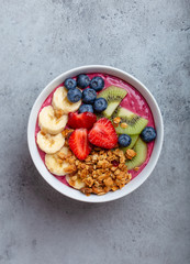 Healthy acai smoothie bowl