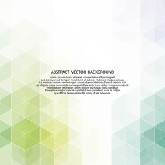 abstract hexagons background. template for business presentation