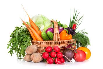 Vegetables in a basket