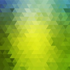 abstract geometric background. green triangles. layout for advertising. eps 10