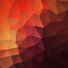 red brown triangles layout for advertising. eps 10