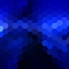 abstract vector blue hexagons. polygonal style. eps 10