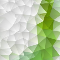 green and white triangular background. Vector illustration for presentations, advertising. Magazine layout. eps 10