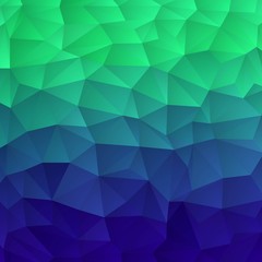 blue-green triangular background. vector abstract geometric background