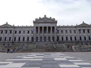 Obraz premium The Legislative Palace is the seat of the Legislative Power of Uruguay.