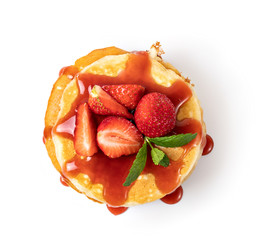 Pancakes with fresh berry