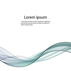 vector abstract wave. layout for advertising. template for presentation.