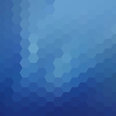 blue vector abstract hexagon background. illustration for advertising layout. eps 10
