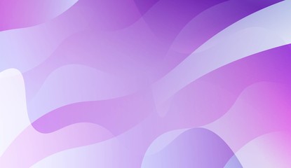 Abstract Wavy Background. Design For Cover Page, Poster, Banner Of Websites. Vector Illustration with Color Gradient.