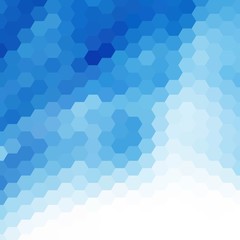 blue vector hexagons. abstract background. layout for advertising. eps 10