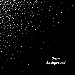 falling snow. flickering particles. abstract vector background. eps 10