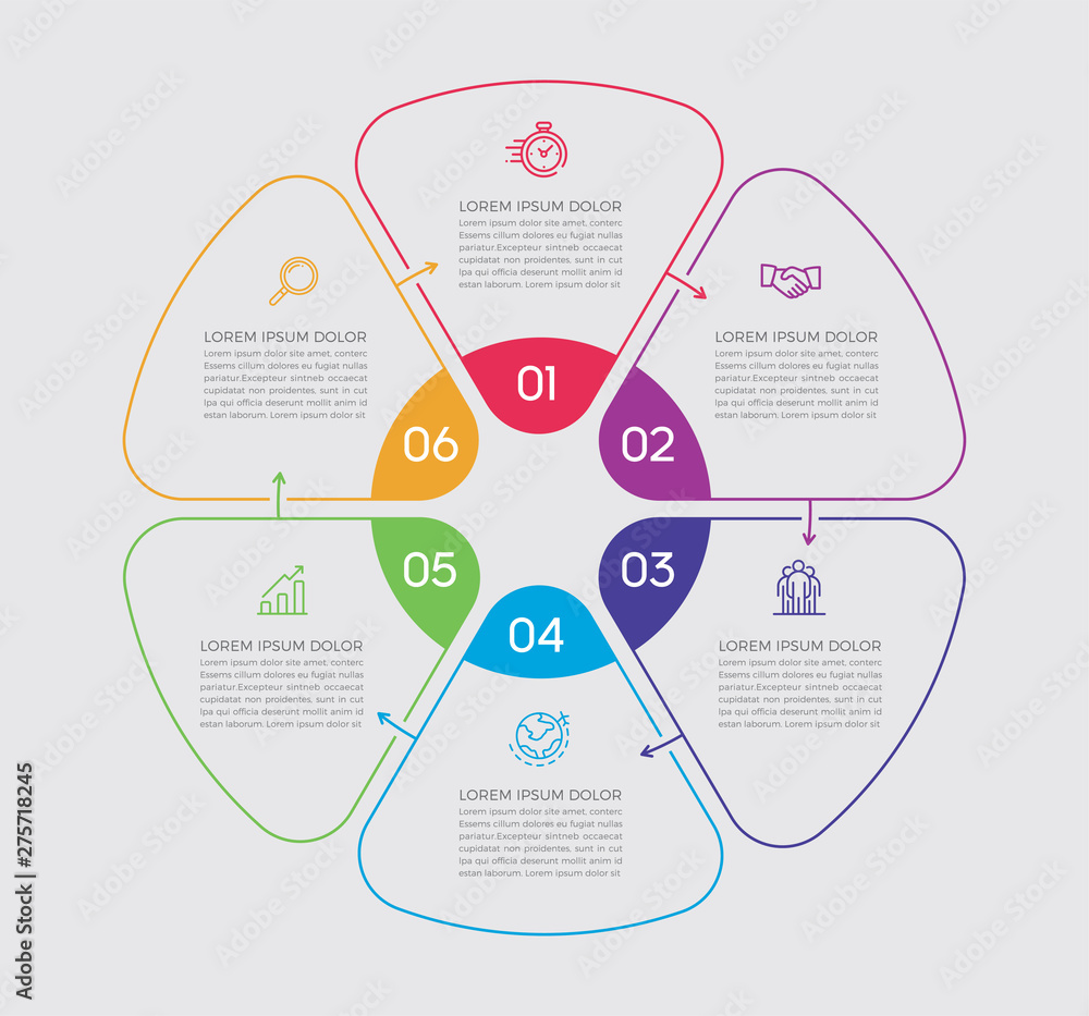 Aufkleber infographic design vector and marketing icons can be used for workflow layout, diagram, annual repor