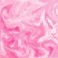 vector pink abstract hexagons. geometric design. eps 10