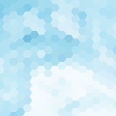 vector blue abstract hexagons. geometric design. eps 10