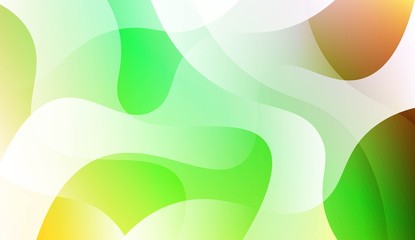 Template Abstract Background With Curves Lines. Design For Cover Page, Poster, Banner Of Websites. Vector Illustration with Color Gradient.