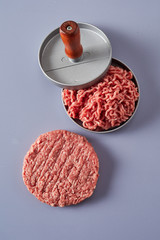 Fresh ground or minced raw beef