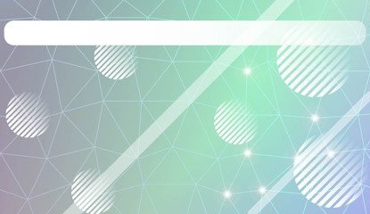 Decorative background with triangles, line, circle, space for text. Decorative design For interior wallpaper, smart design, fashion print. Vector illustration.