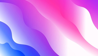 Wave Modern Background. For Your Design Wallpaper, Presentation, Banner, Flyer, Cover Page, Landing Page. Vector Illustration with Color Gradient.