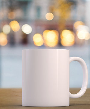 Feminine floral White Mug Mockup. Perfect for businesses selling mugs, just overlay your quote or design on to the image.