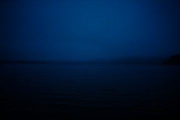 moon over the sea