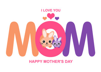 `i love you mom`, mothers day graphics