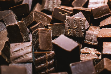 pieces of chocolate