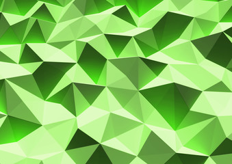 Abstract 3d Render Triangle Background.