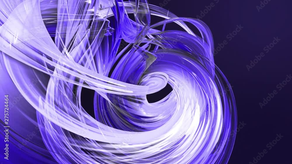 Poster abstract transparent tapes in motion as seamless creative background. colorful stripes twist in a ci