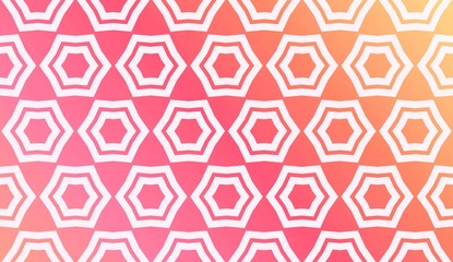 Layout With Curved Line. Abstract Hipster Pattern. Gradient Background. Design For Screen, Presentation, Wallpaper. Holiday Object. Vector Illustration