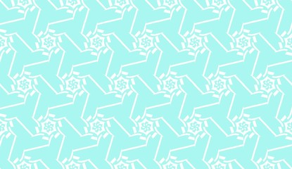 Decorative background with triangles. Curved lines. Vector illustration. Blue light shade. Bright background for poster, banner, flyer