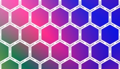 Template Background With Curved Line. Vector Illustration. Abstract Blurred Gradient. For Flyer, Screen, Business Presentation