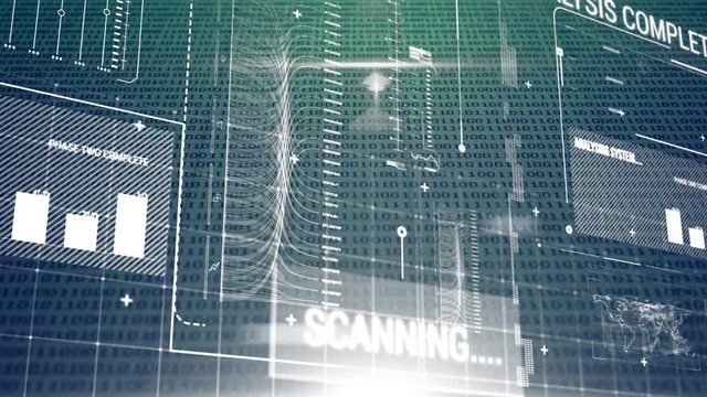 Digital interface with graphs and program codes