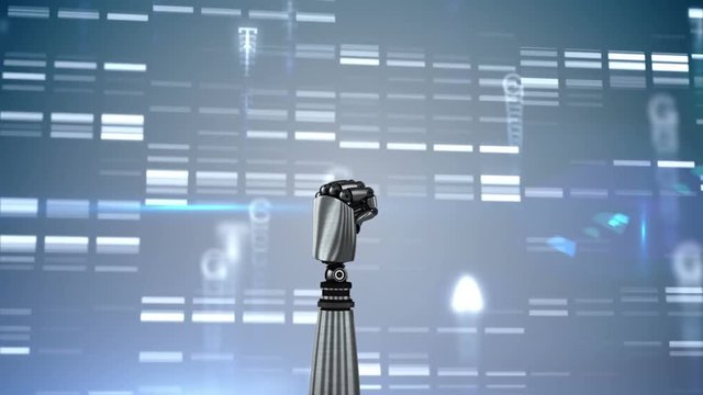 Robotic hands and DNA electrophoresis