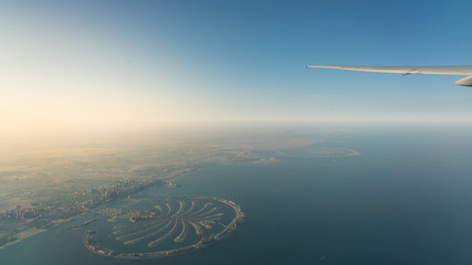 Dubai visto do avião
