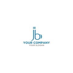 J and B logo design vector template