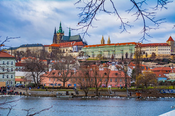 Obraz premium Prague in winter 