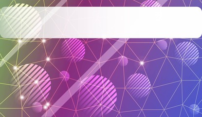 Template with triangles, line, circle, space for text. Gradient color. Design for you business. Vector illustration.