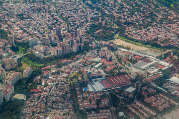 Aerial view of Ciudad de Mexico (Mexico City)