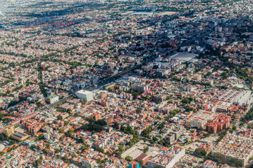 Aerial view of Ciudad de Mexico (Mexico City)