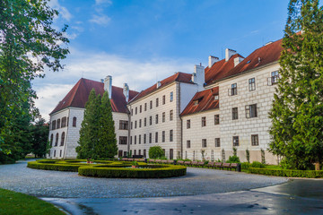 Fototapeta na wymiar Trebon chateau in the Czech Republic