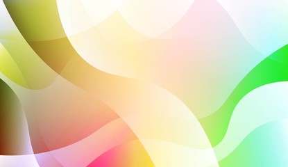 Abstract Wavy Background. For Business Presentation Wallpaper, Flyer, Cover. Vector Illustration with Color Gradient.