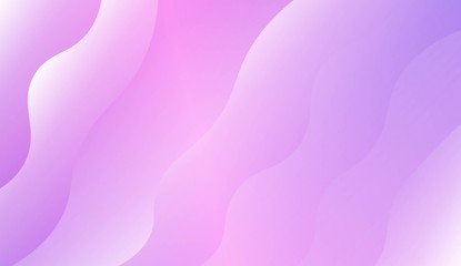Blurred Decorative Design In Modern Style With Wave, Curve Lines. For Design, Presentation, Business. Vector Illustration with Color Gradient.