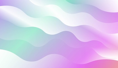 Geometric Pattern With Lines, Wave. For Your Design Ad, Banner, Cover Page. Vector Illustration with Color Gradient.