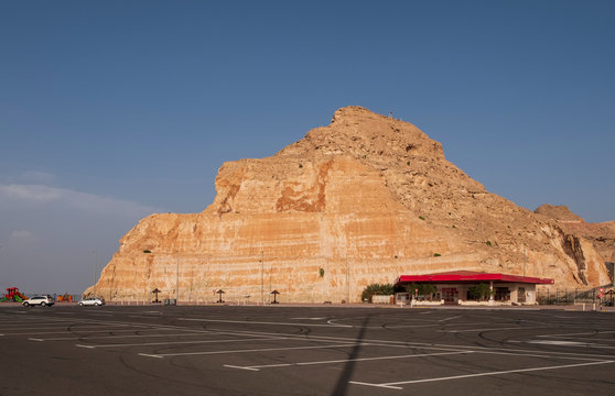 Recreation area on top of Jebel Hafeet mountain near Al Ain, UAE