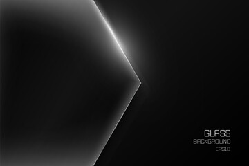 vector background with glass panel. eps10