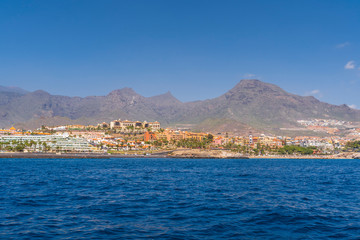 Fototapeta premium Yacht trip along Tenerife