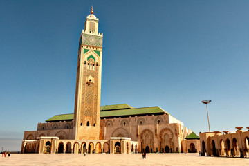 Fototapeta premium Casablanca Mosque Hassan-II 