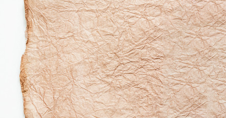 ベージュの和紙と白バック